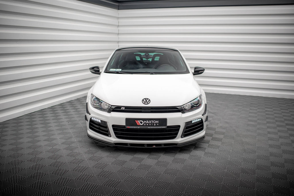 Prelungire splitter bara fata Volkswagen Scirocco R Mk3 2008-2014 v4 - Maxton Design