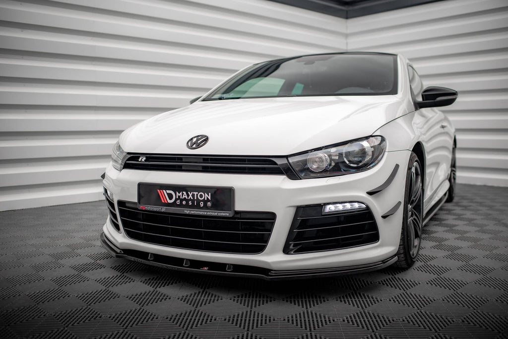 Prelungire splitter bara fata Volkswagen Scirocco R Mk3 2008-2014 v4 - Maxton Design