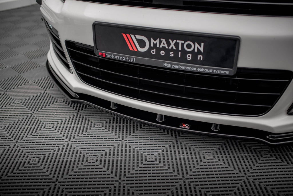 Prelungire splitter bara fata Volkswagen Scirocco R Mk3 2008-2014 v4 - Maxton Design