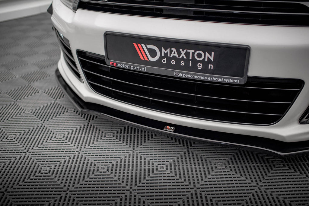 Prelungire splitter bara fata Volkswagen Scirocco R Mk3 2009-2013 v5 - Maxton Design