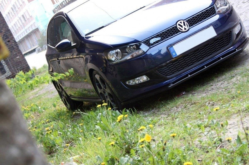 Prelungire splitter bara fata Volkswagen Polo Mk5 2009-2014 v4 - Maxton Design