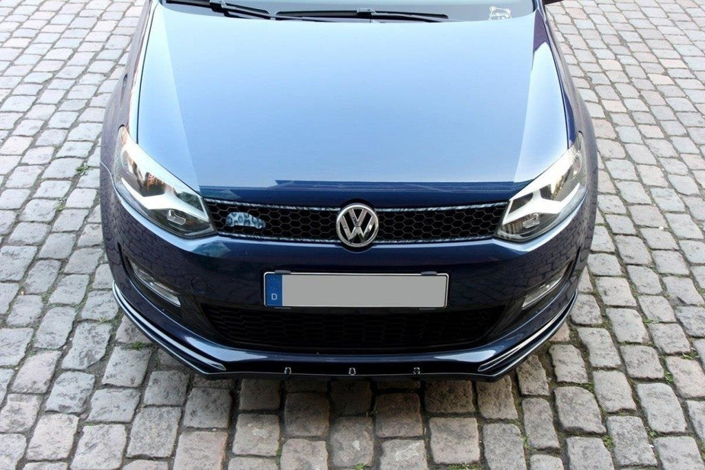 Prelungire splitter bara fata Volkswagen Polo Mk5 2009-2014 v4 - Maxton Design