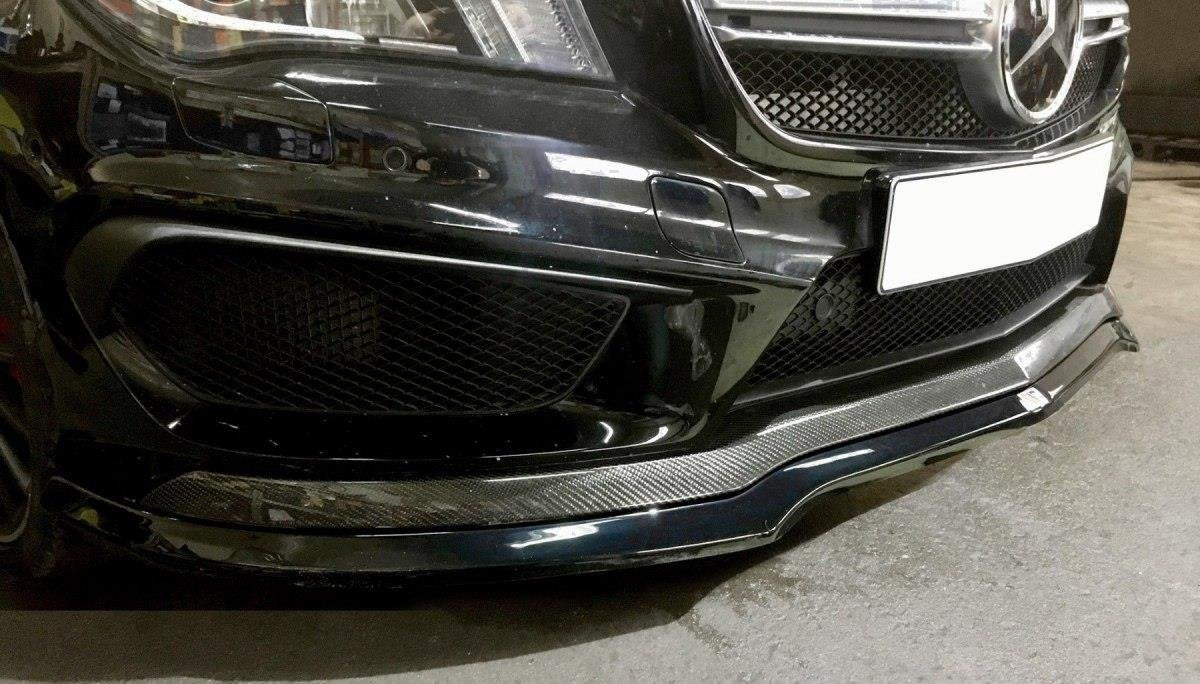 Prelungire splitter bara fata Mercedes CLA 45 AMG C117 2013-2017 v1 - Maxton Design