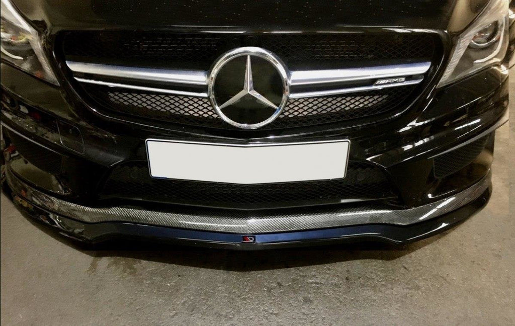 Prelungire splitter bara fata Mercedes CLA 45 AMG C117 2013-2017 v1 - Maxton Design