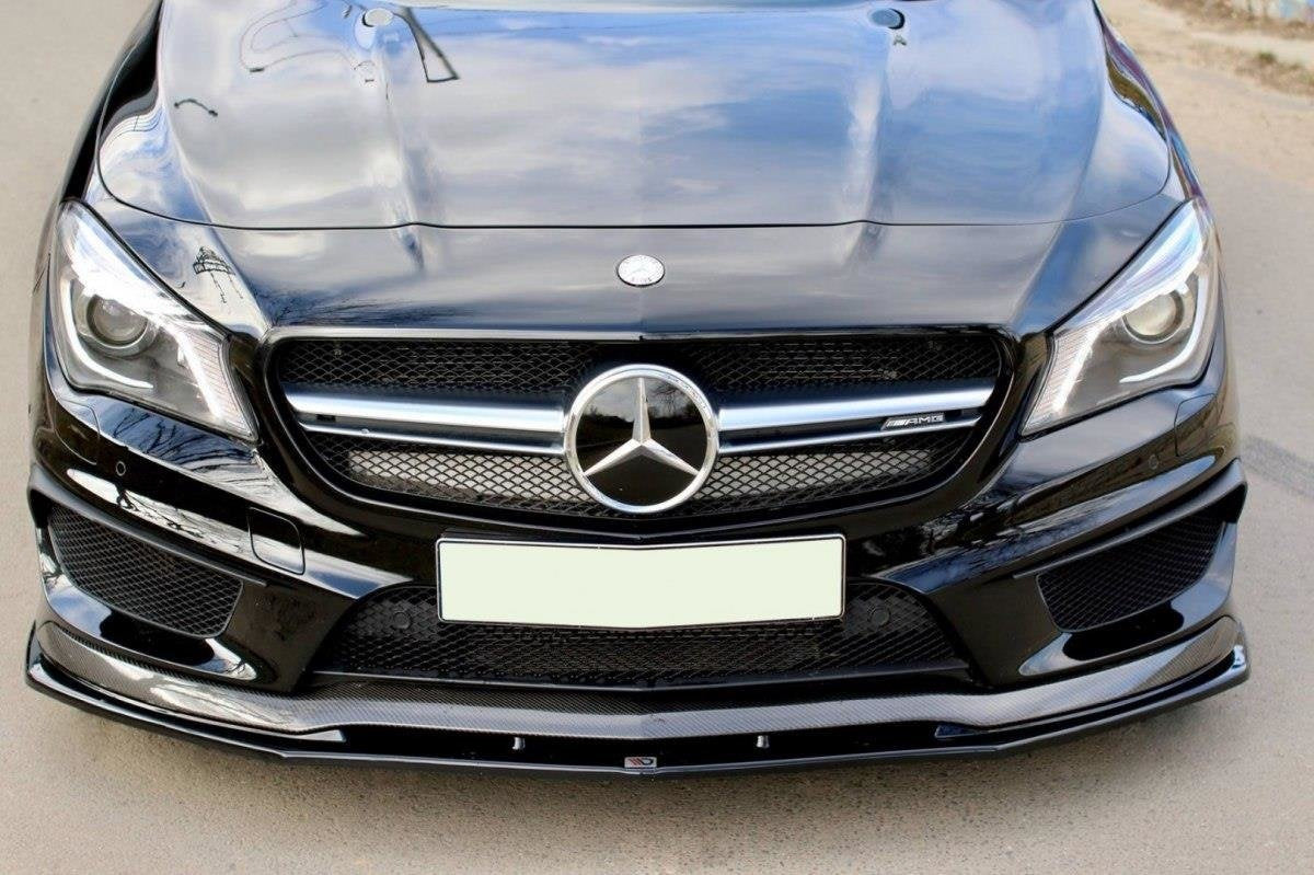 Prelungire splitter bara fata Mercedes CLA 45 AMG C117 2013-2017 v2 - Maxton Design