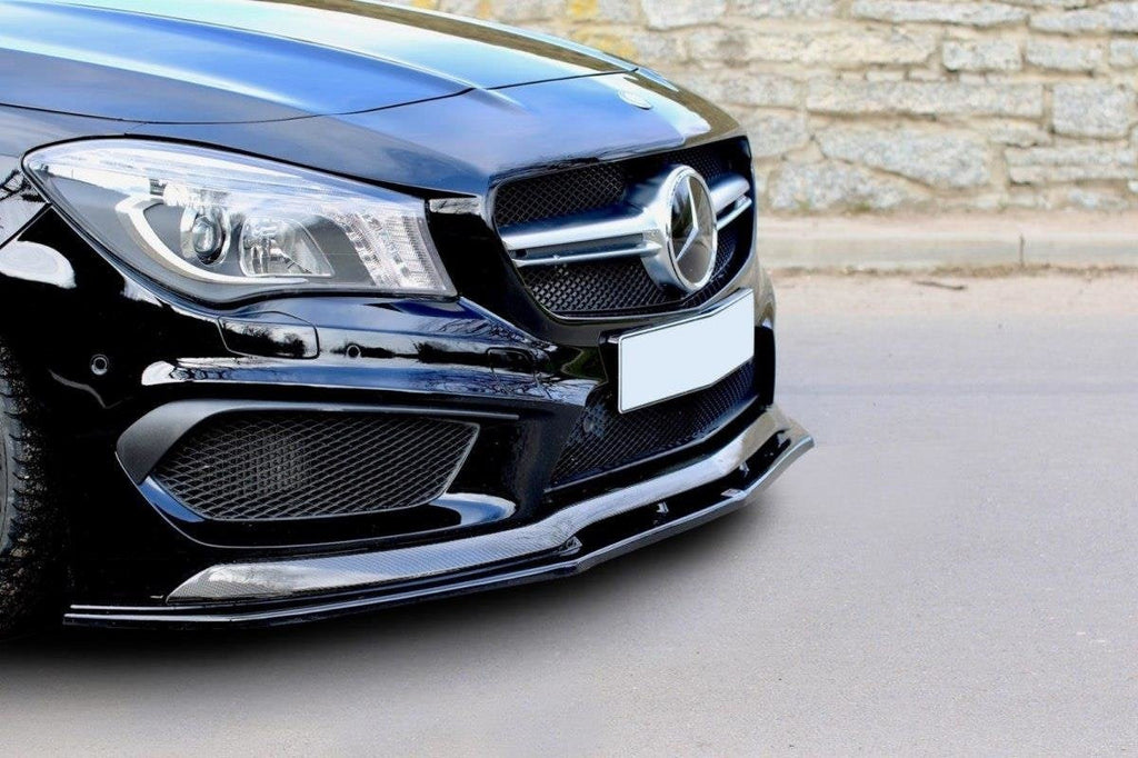 Prelungire splitter bara fata Mercedes CLA 45 AMG C117 2013-2017 v2 - Maxton Design