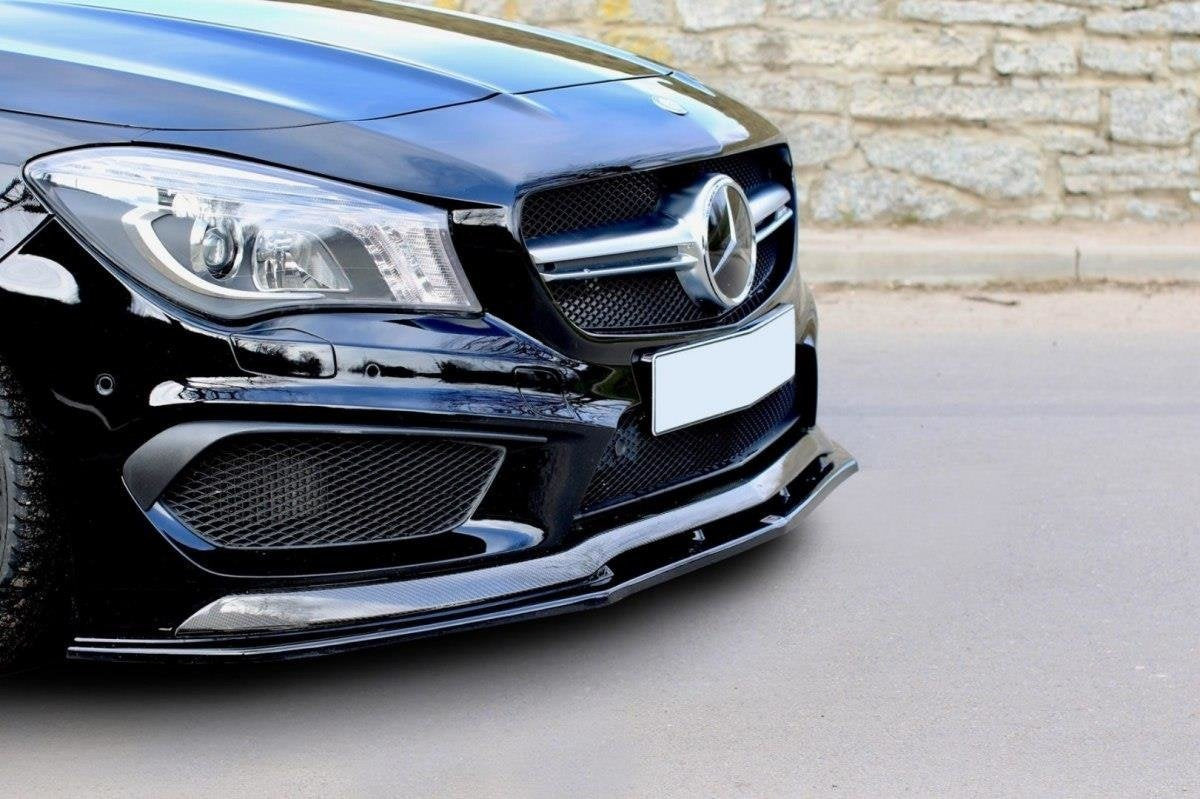 Prelungire splitter bara fata Mercedes CLA 45 AMG C117 2013-2017 v2 - Maxton Design