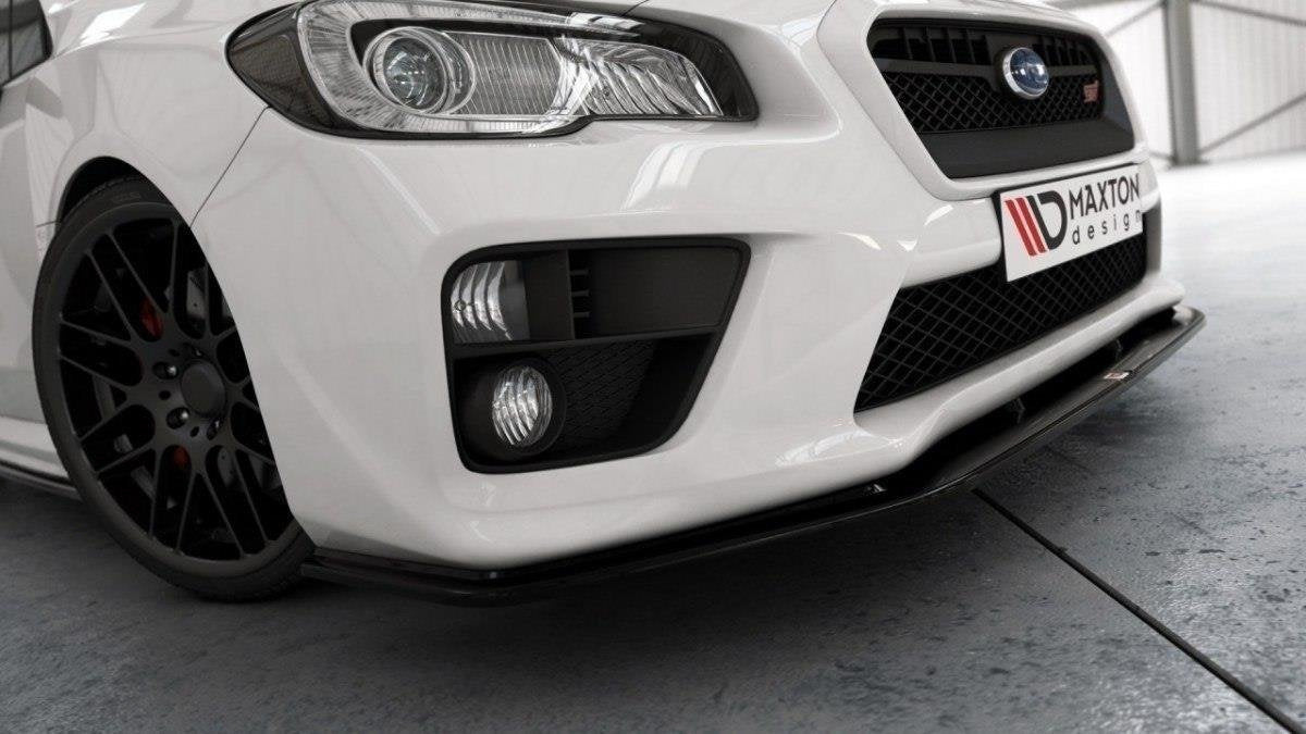 Prelungire splitter bara fata Subaru Impreza Mk4 WRX STI 2014-2016 v13 - Maxton Design