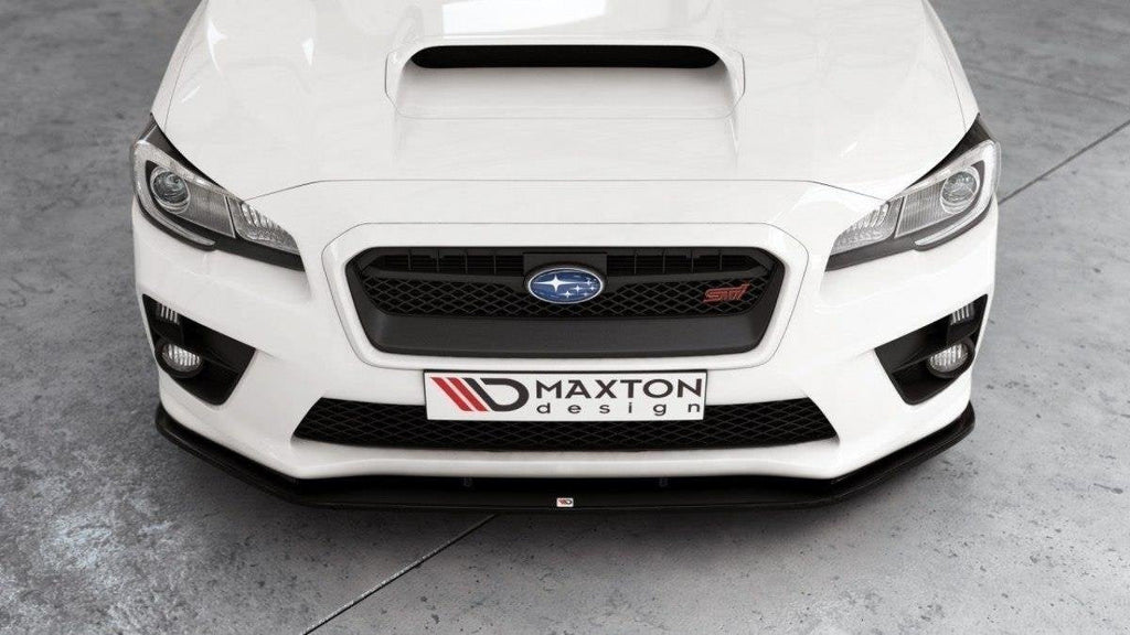 Prelungire splitter bara fata Subaru Impreza Mk4 WRX STI 2014-2016 v13 - Maxton Design