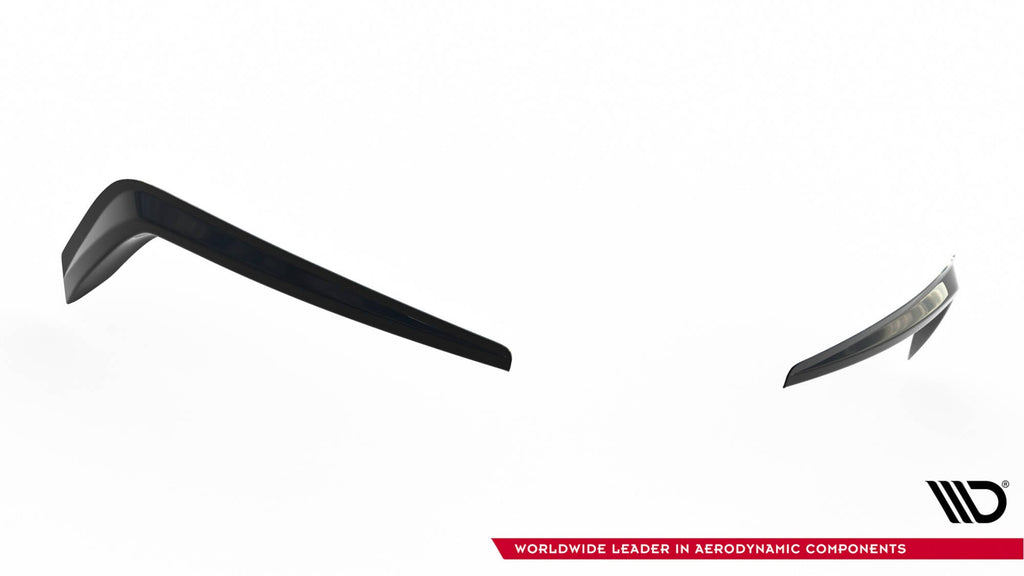 Ornamente grile proiectoare bara fata Skoda Superb Mk3 2015- v7 - Maxton Design