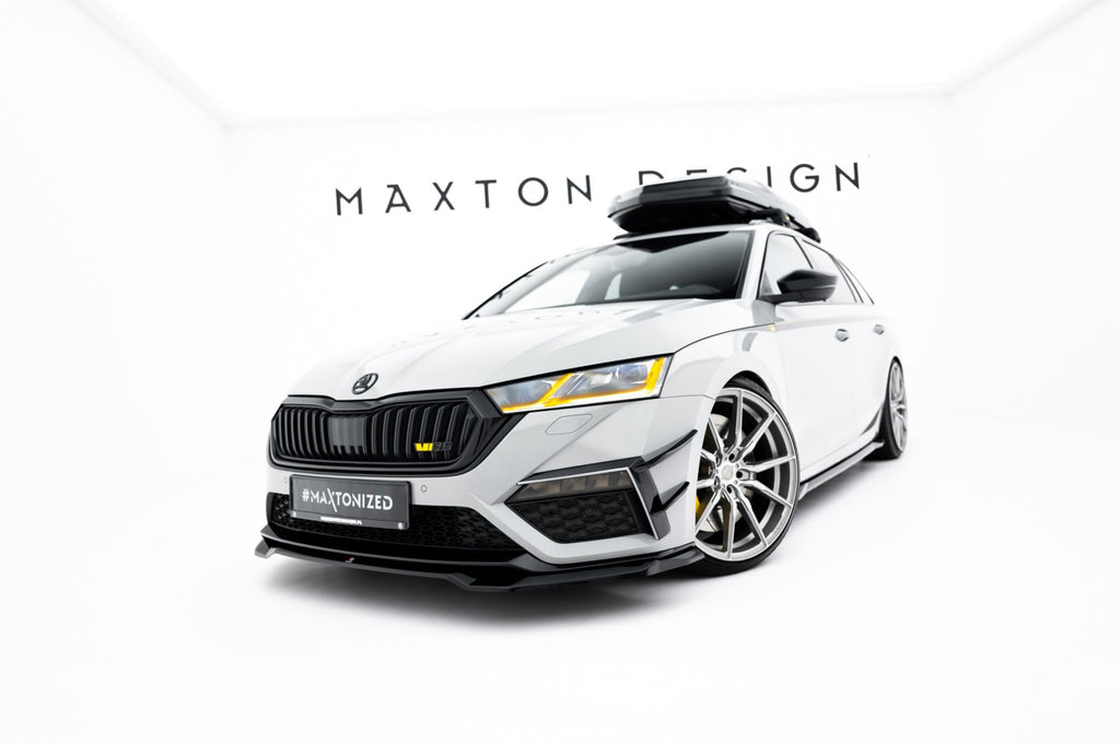 Ornamente canards bara fata Skoda Octavia RS Mk4 2020-2024 v1 - Maxton Design