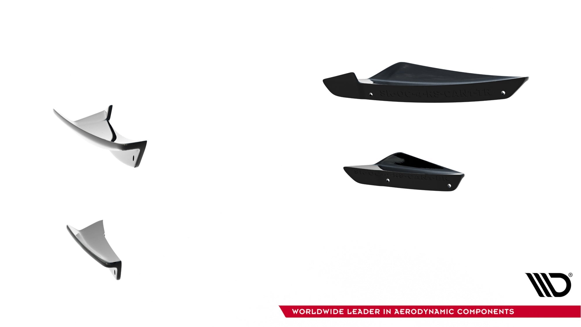 Ornamente canards bara fata Skoda Octavia RS Mk4 2020-2024 v1 - Maxton Design