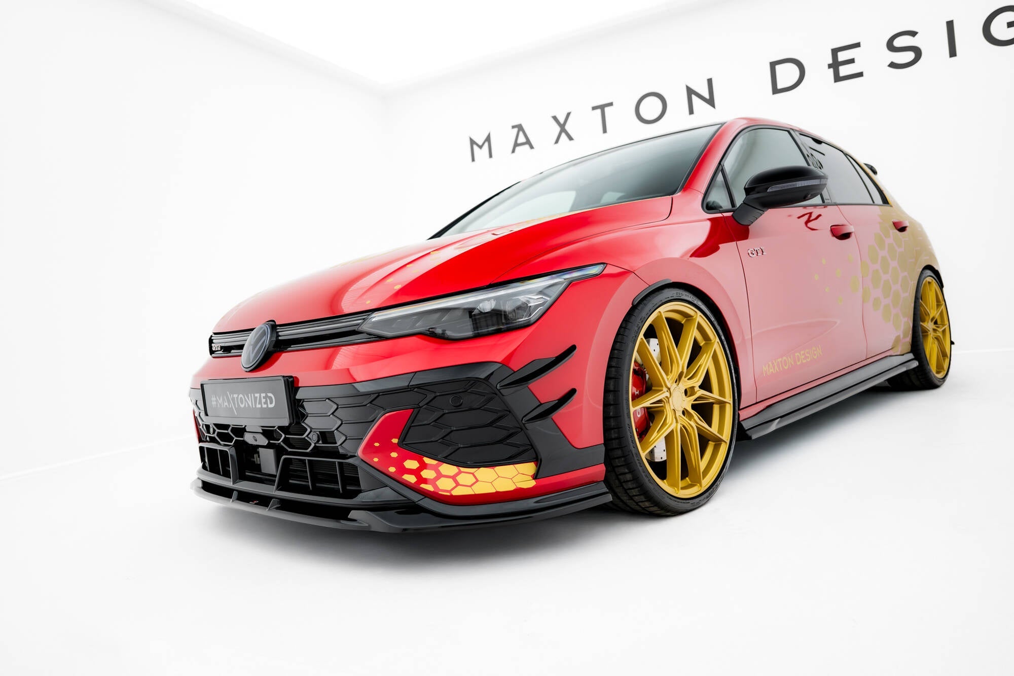 Ornamente canards bara fata Volkswagen Golf GTI Clubsport Mk8 Facelift 2024- v1 - Maxton Design
