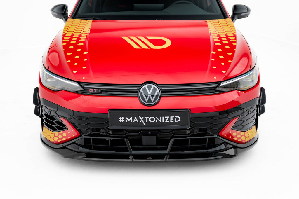 Ornamente canards bara fata Volkswagen Golf GTI Clubsport Mk8 Facelift 2024- v1 - Maxton Design