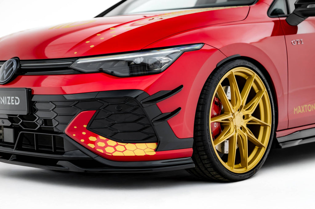 Ornamente canards bara fata Volkswagen Golf GTI Clubsport Mk8 Facelift 2024- v1 - Maxton Design