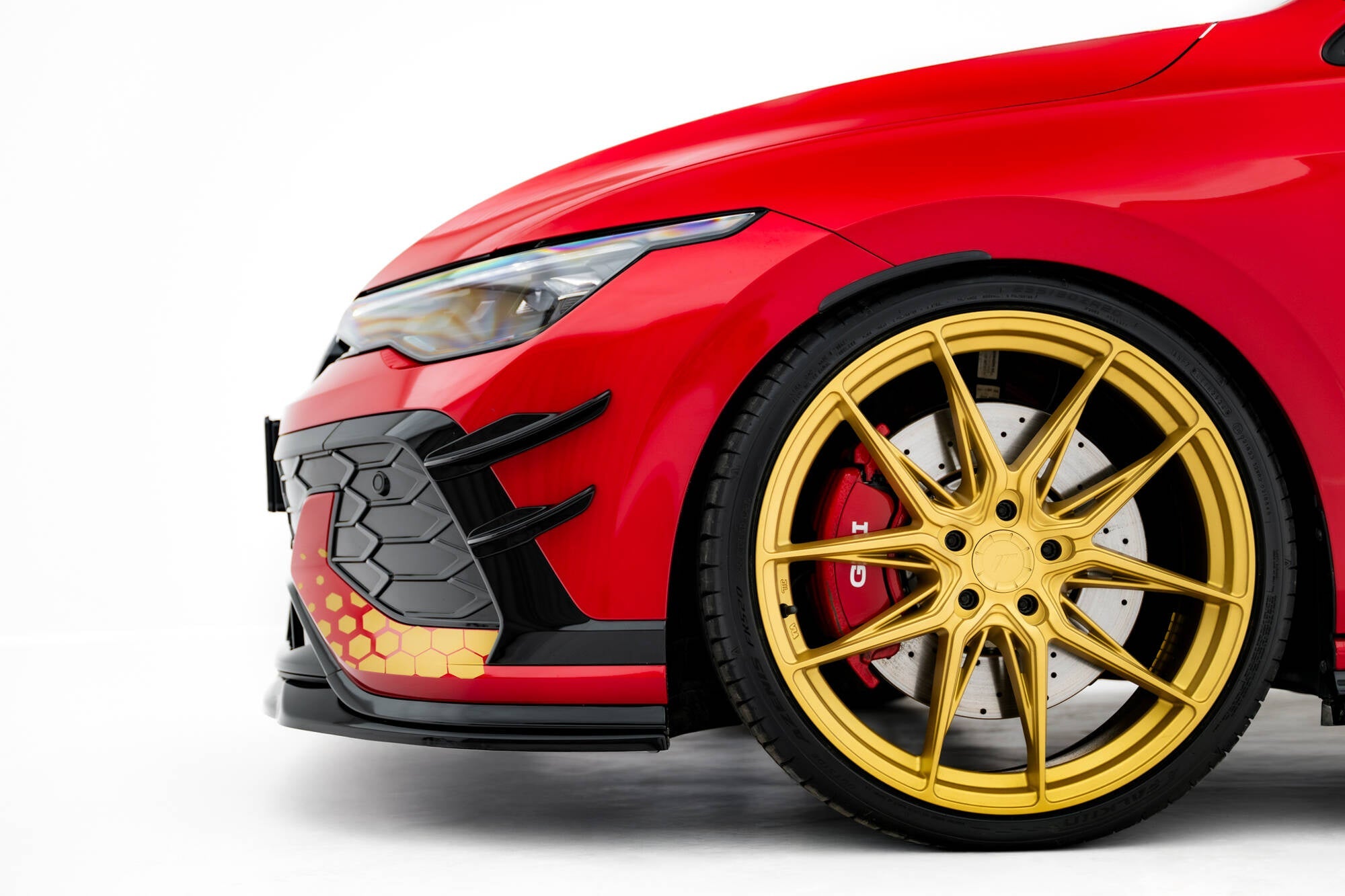 Ornamente canards bara fata Volkswagen Golf GTI Clubsport Mk8 Facelift 2024- v1 - Maxton Design