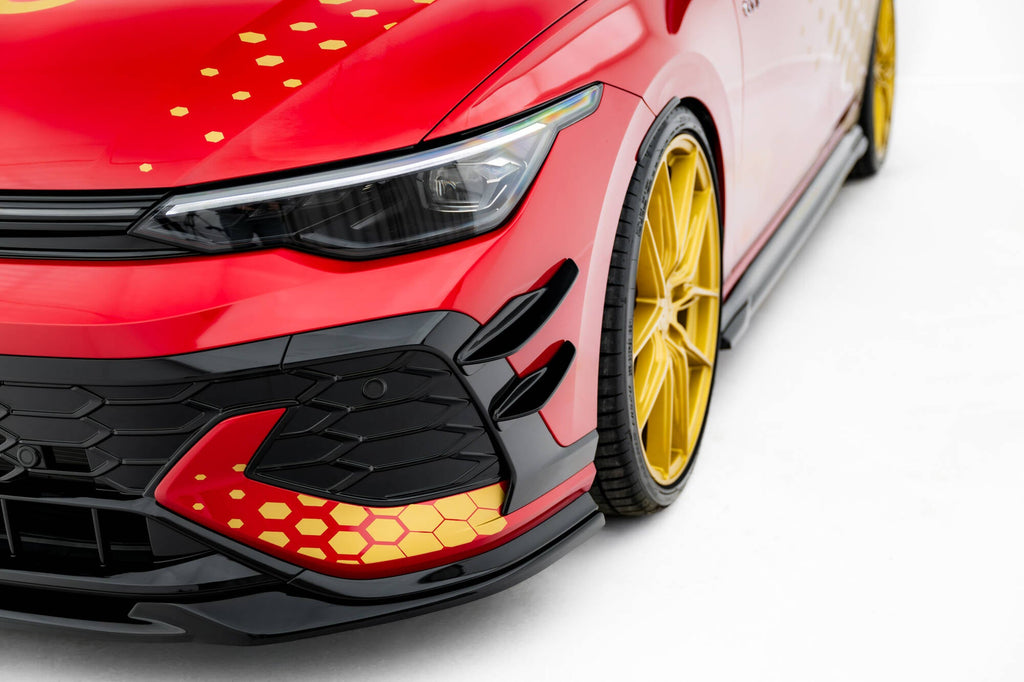 Ornamente canards bara fata Volkswagen Golf GTI Clubsport Mk8 Facelift 2024- v1 - Maxton Design