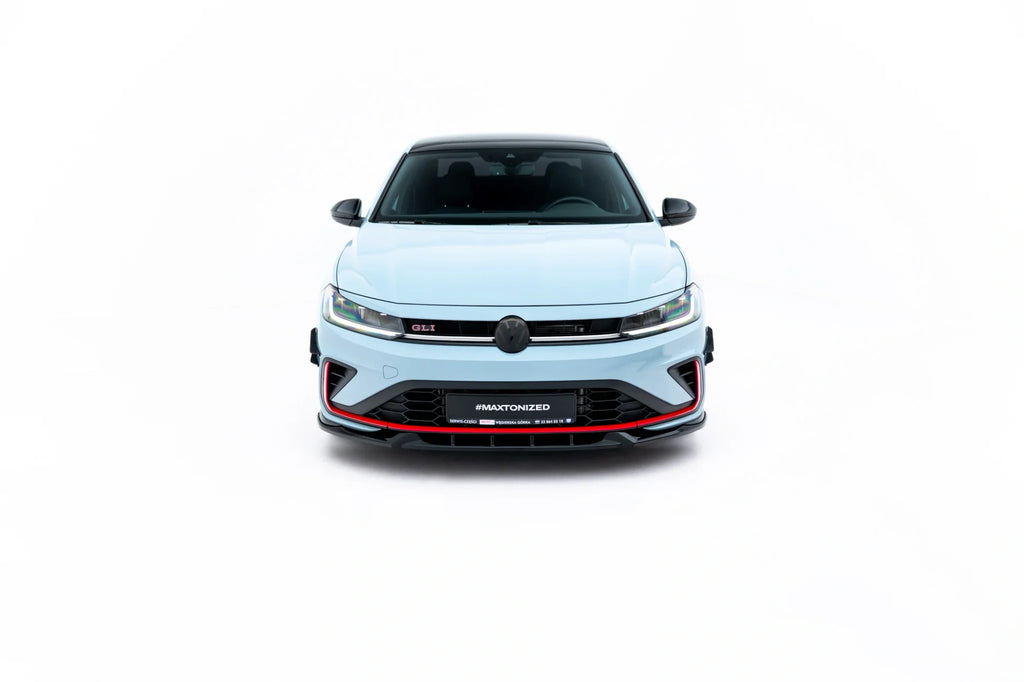Prelungire splitter bara fata Canards aripioare Volkswagen Jetta GLI Mk7 Facelift 2  - Maxton Design