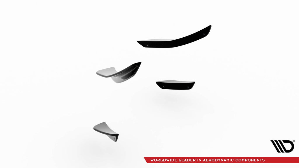 Ornamente canards bara fata Volkswagen Polo GTI Mk6 Facelift 2021- v17 - Maxton Design