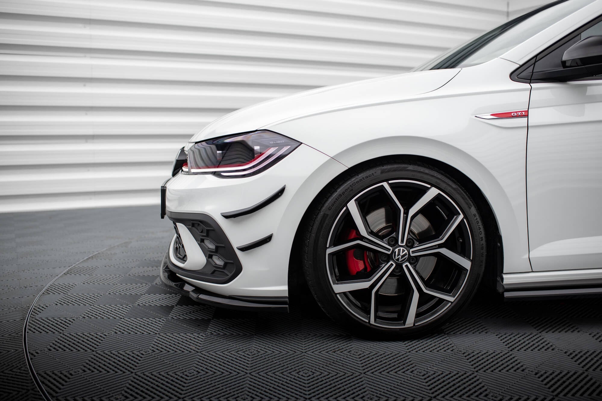 Ornamente canards bara fata Volkswagen Polo GTI Mk6 Facelift 2021- v17 - Maxton Design