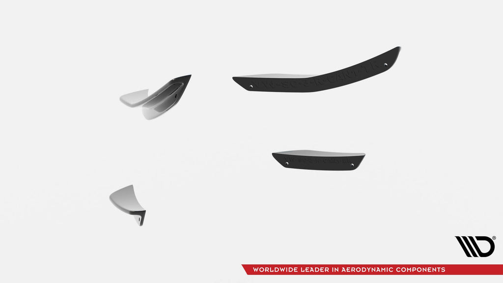 Ornamente canards bara fata Volkswagen Scirocco R Mk3 2008-2014 v1 - Maxton Design