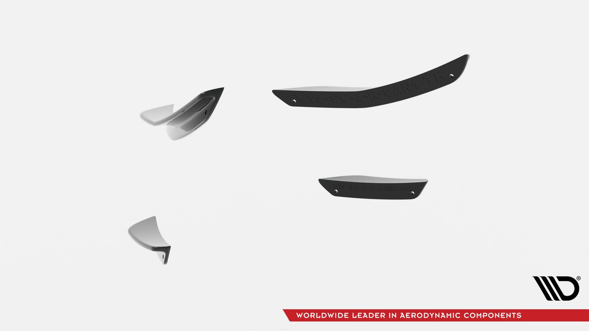 Ornamente canards bara fata Volkswagen Scirocco R Mk3 2008-2014 v1 - Maxton Design
