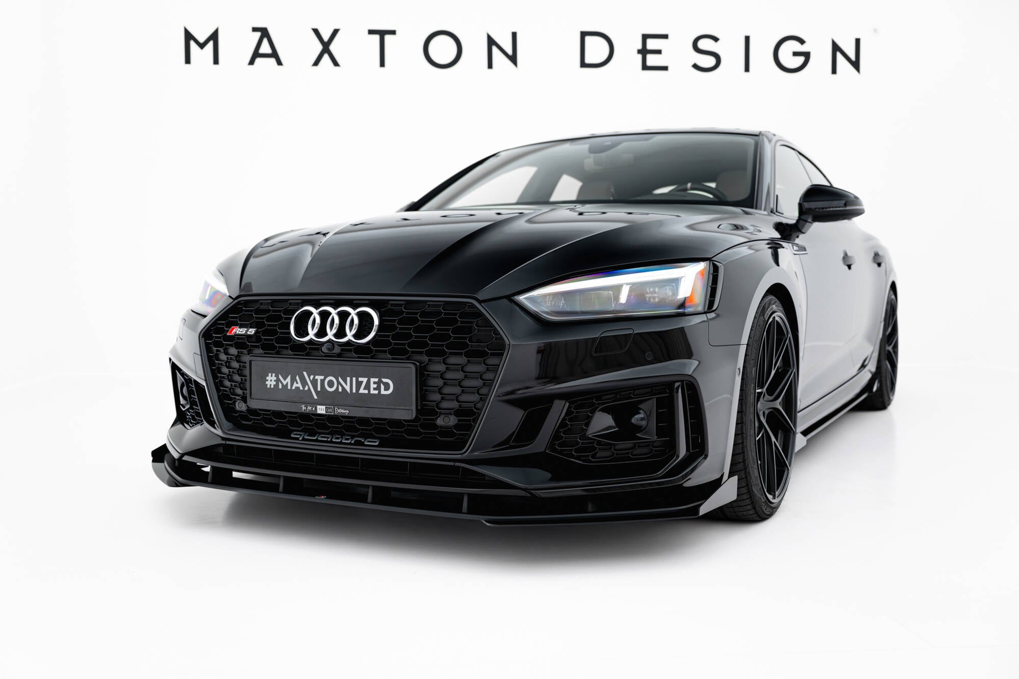Flapsuri bara fata Audi RS5 Coupe / Sportback F5 2017-2019 v2 - Maxton Design