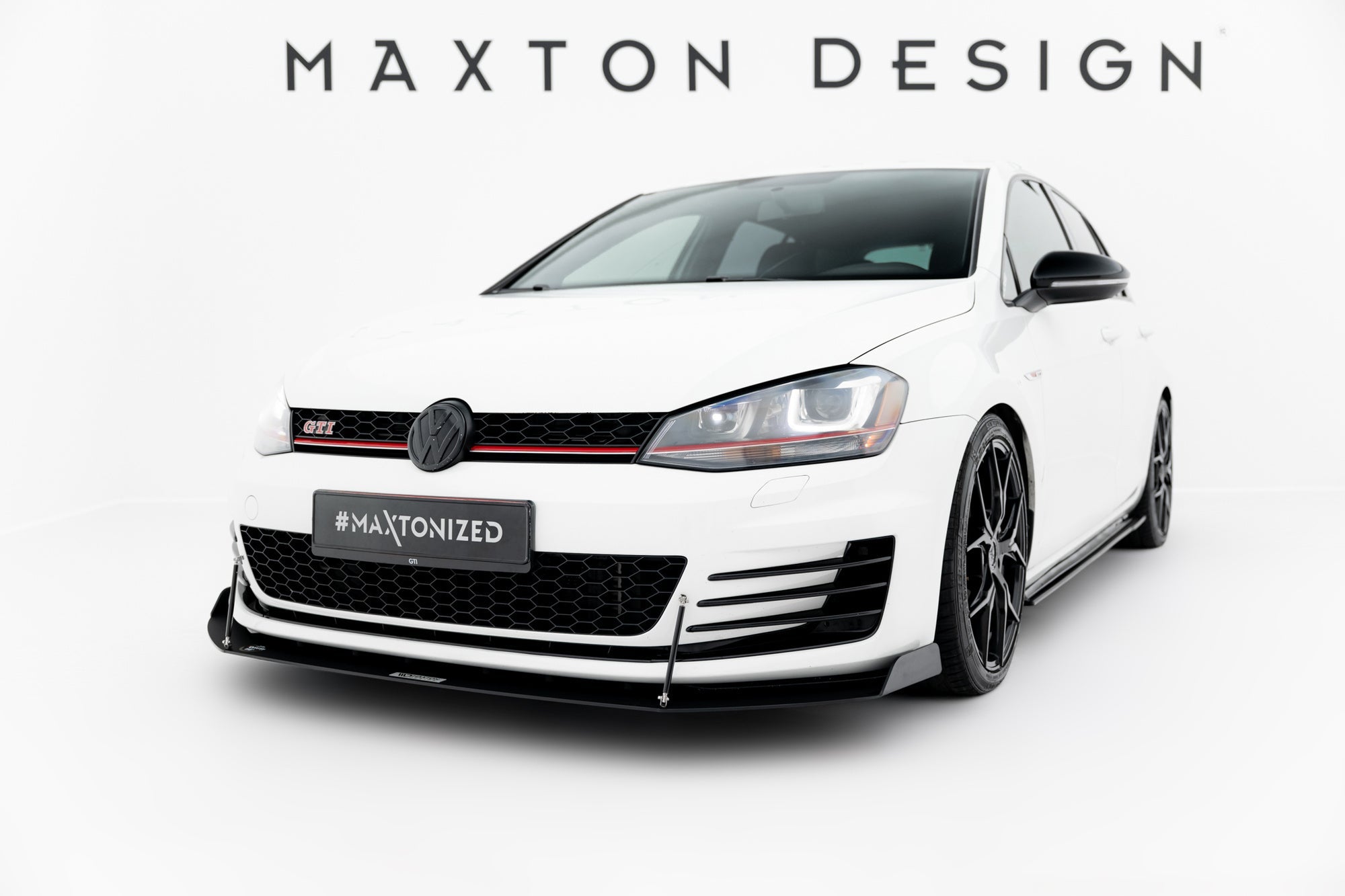 Prelungire splitter bara fata Volkswagen Golf 7 GTI 2012-2017 v6 - Maxton Design