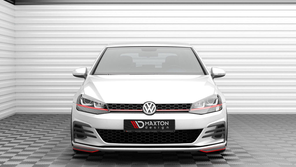 Prelungire splitter bara fata Volkswagen Golf GTI Mk7 Facelift 2016-2020 v33 - Maxton Design