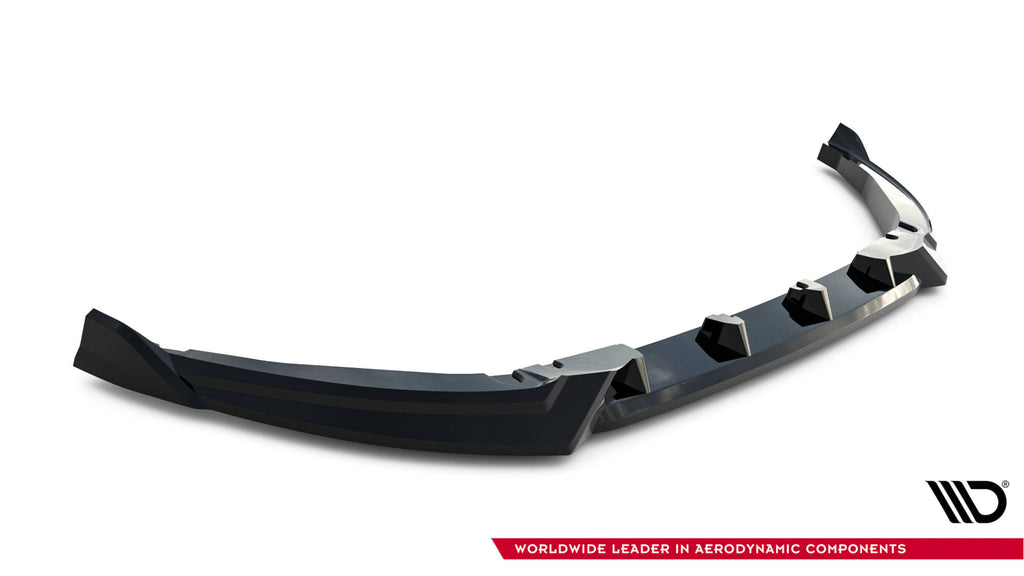 Prelungire splitter bara fata Abarth 500e 2023- v1 - Maxton Design