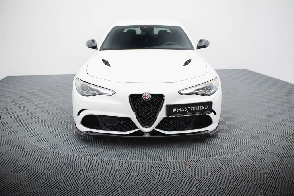 Prelungire splitter bara fata Alfa Romeo Giulia Quadrifoglio 2016- v1 - Maxton Design
