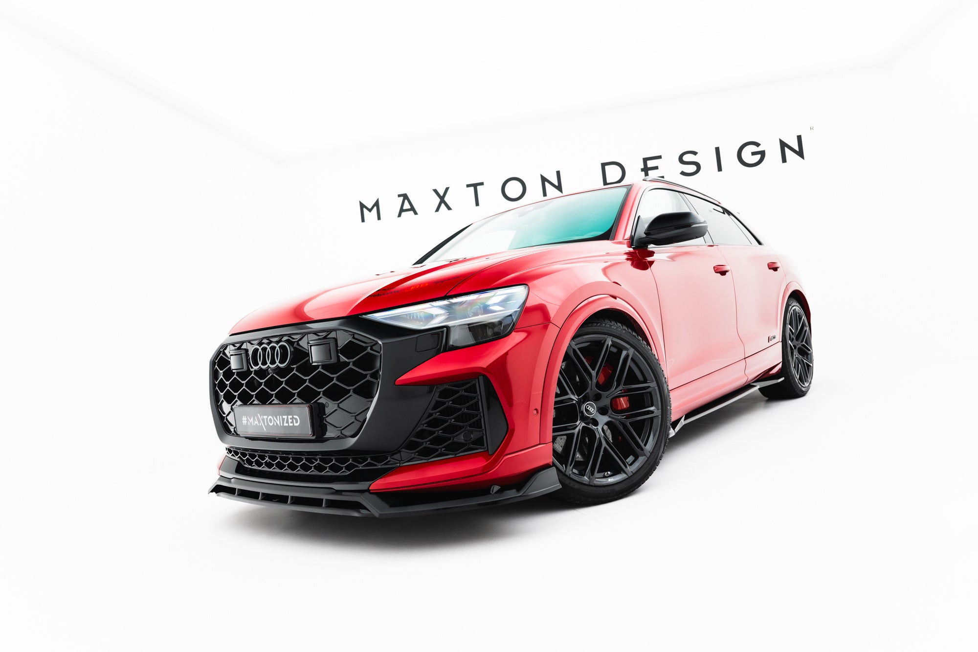 Prelungire splitter bara fata Audi RSQ8 Mk1 Facelift 2023- v6 - Maxton Design