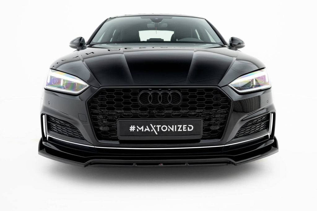 Prelungire splitter bara fata Audi S5 / A5 S-Line Coupe / Sportback F5 2017-2019 v17 - Maxton Design