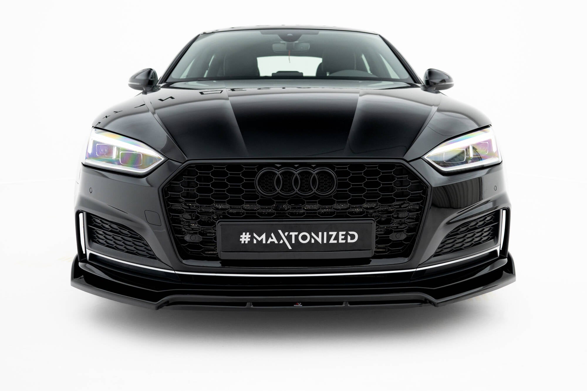 Prelungire splitter bara fata Audi S5 / A5 S-Line Coupe / Sportback F5 2017-2019 v17 - Maxton Design