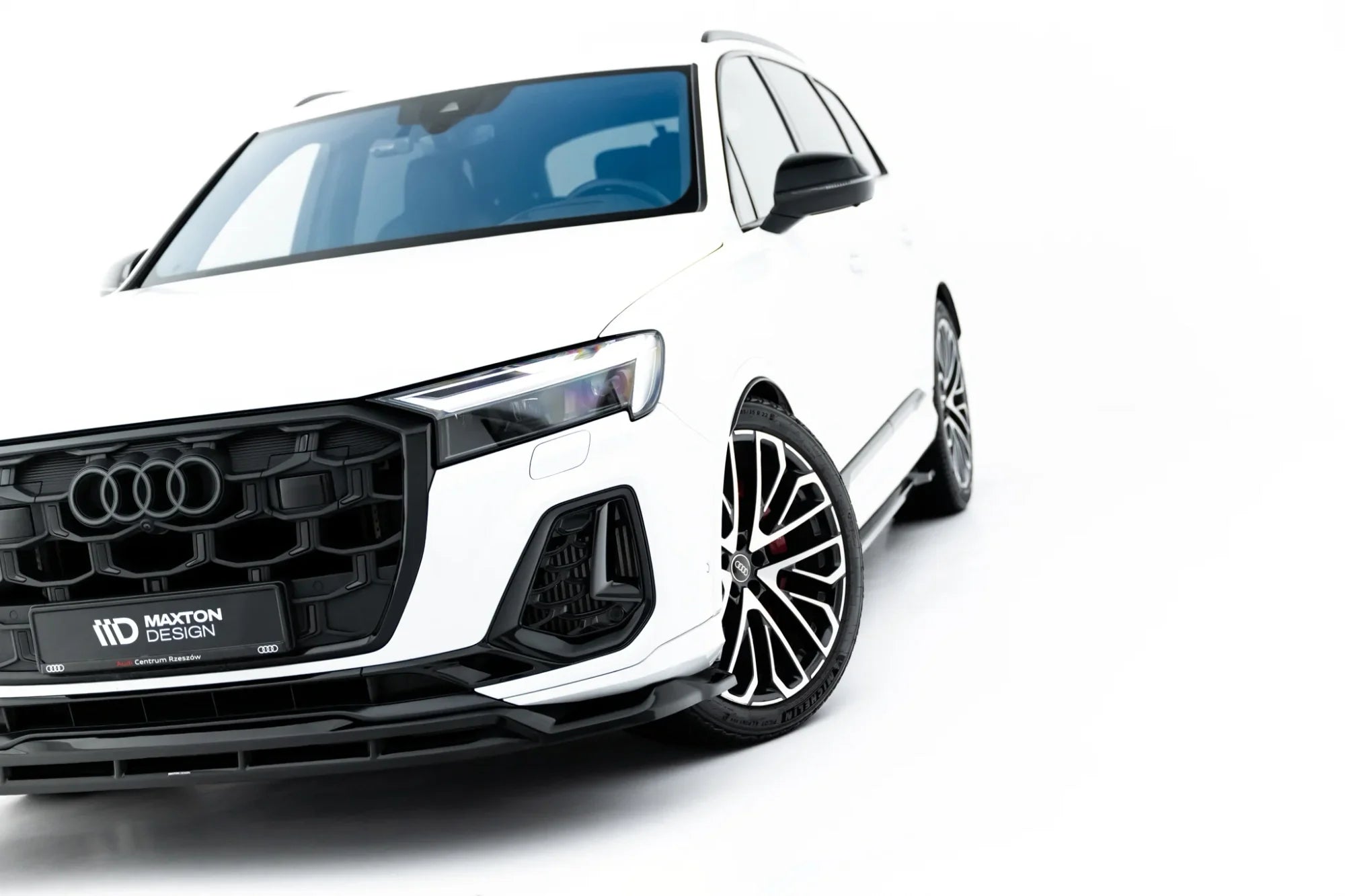 Prelungire splitter bara fata Audi Q7 S-Line Mk2 Facelift 2 2023- v5 - Maxton Design