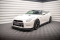 Prelungire splitter bara fata si flapsuri Nissan GTR R35 Facelift 2011-2016 v3 - Maxton Design