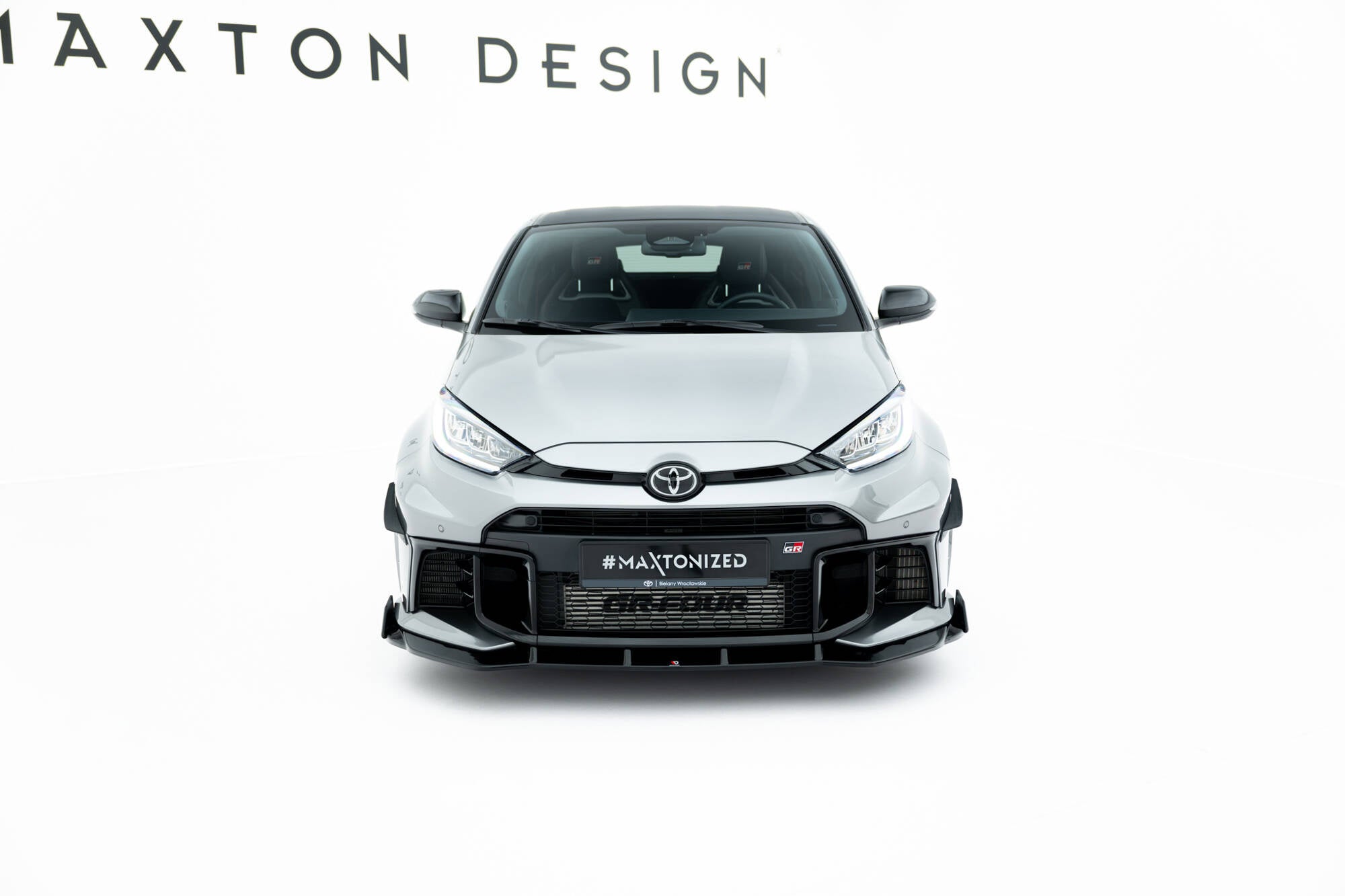 Prelungire splitter bara fata Toyota GR Yaris Mk4 Facelift 2024- v9 - Maxton Design