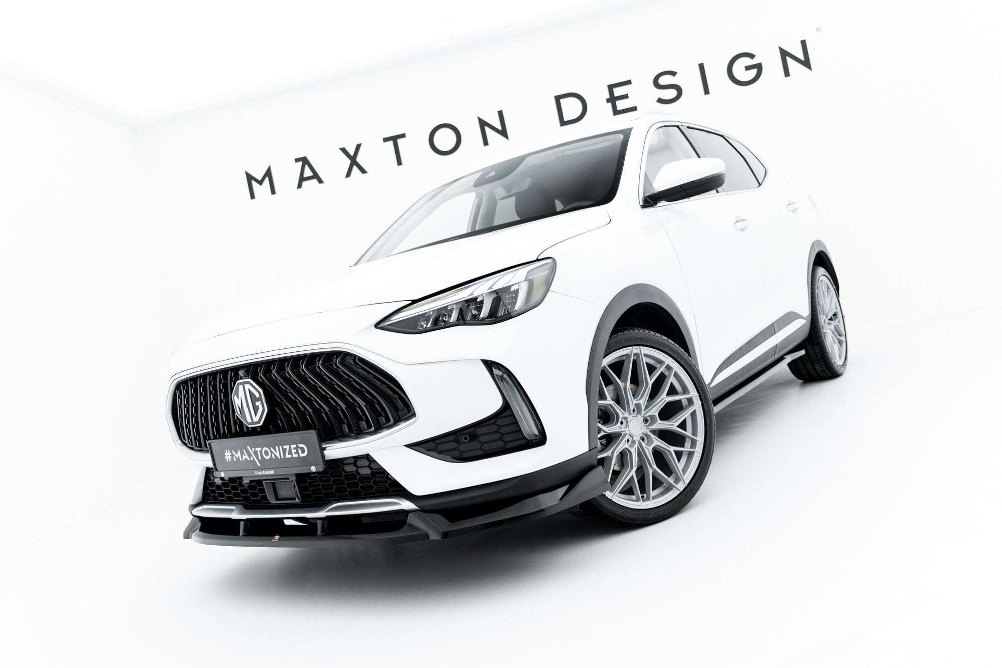 Prelungire splitter bara fata MG HS Mk1 Facelift 2020-2025 v1 - Maxton Design