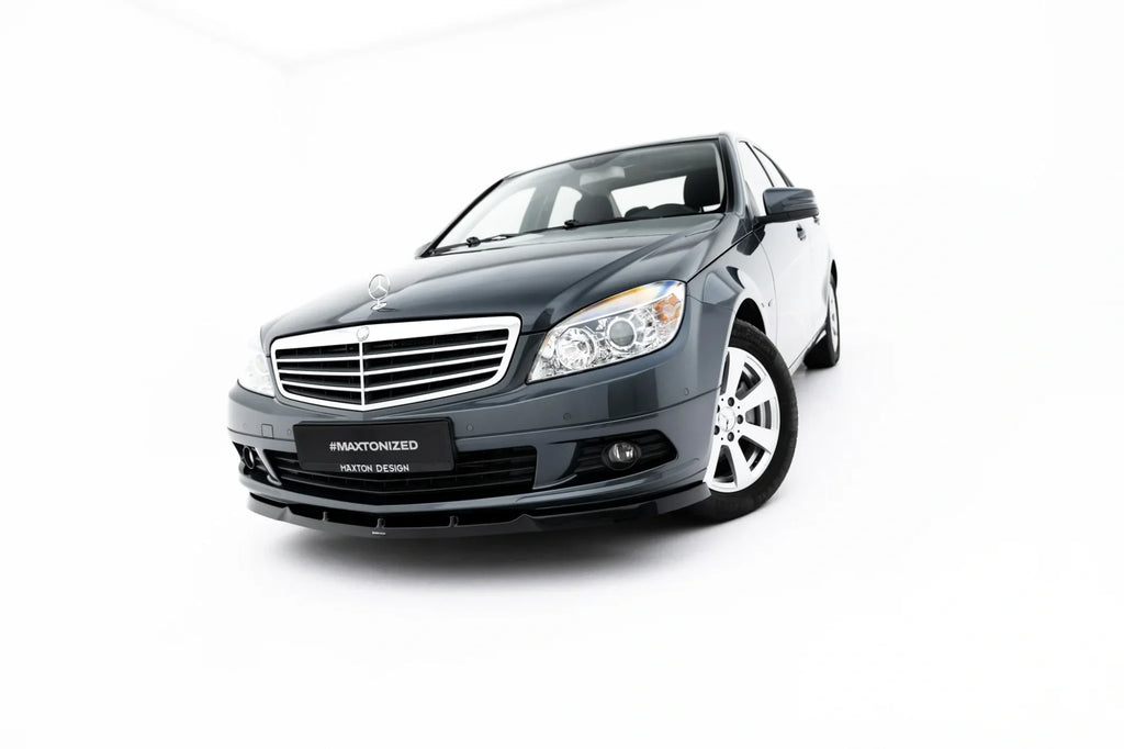 Prelungire splitter bara fata Mercedes C Class W204 2007-2009 v5 - Maxton Design