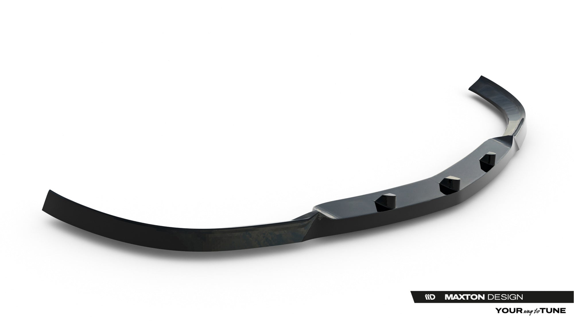 Prelungire splitter bara fata Mercedes C Class W204 2007-2009 v5 - Maxton Design