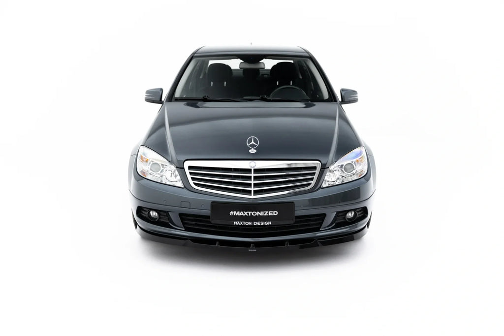 Prelungire splitter bara fata Mercedes C Class W204 2007-2009 v5 - Maxton Design