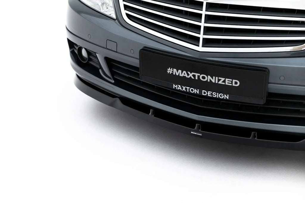 Prelungire splitter bara fata Mercedes C Class W204 2007-2009 v5 - Maxton Design