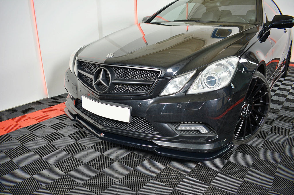 Prelungire splitter bara fata Mercedes E Class W207 C207 A 207 Coupe Amg Line 2009-2012 v1 - Maxton Design