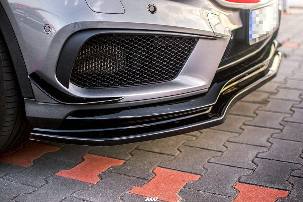 Prelungire splitter bara fata Mercedes GLA 45 AMG SUV X 156 2014-2017 v1 - Maxton Design