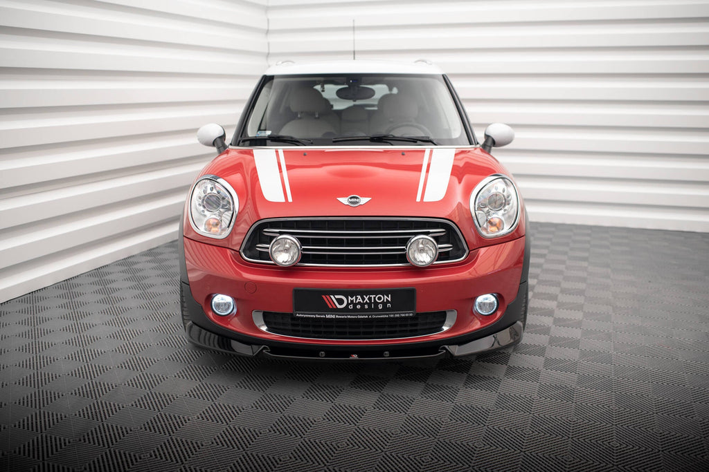 Prelungire splitter bara fata Mini Cooper Countryman R60 Facelift 2014-2017 v2 - Maxton Design