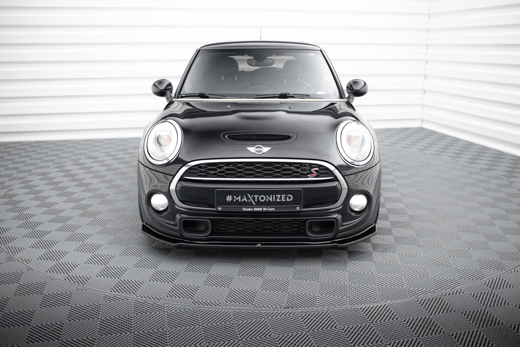 Prelungire splitter bara fata Mini Cooper S Mk3 F56 2014-2017 v1 - Maxton Design