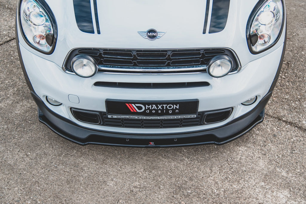 Prelungire splitter bara fata Mini Countryman R60 Mk1 JCW 2012-2016 v1 - Maxton Design