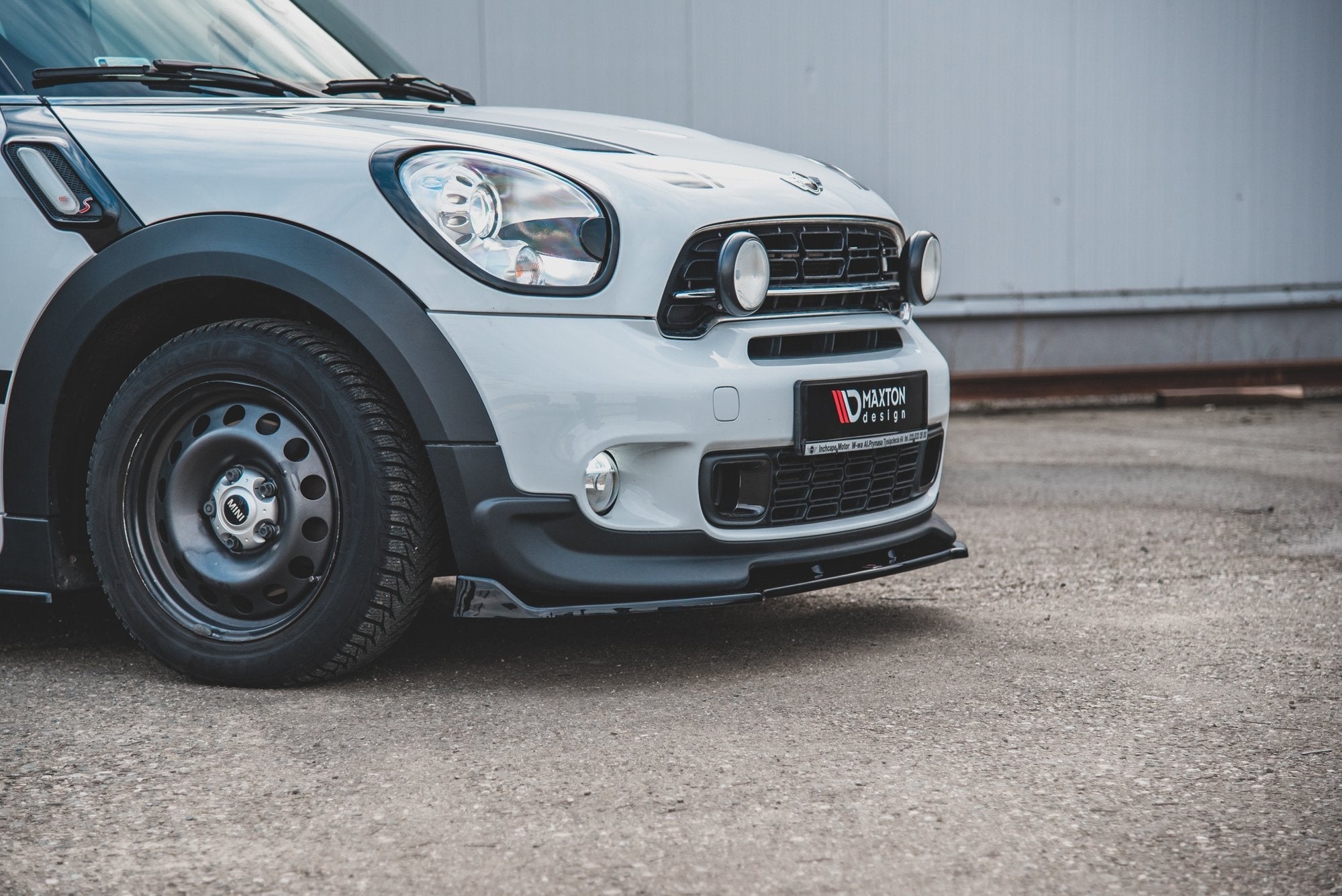 Prelungire splitter bara fata Mini Countryman R60 Mk1 JCW 2012-2016 v1 - Maxton Design