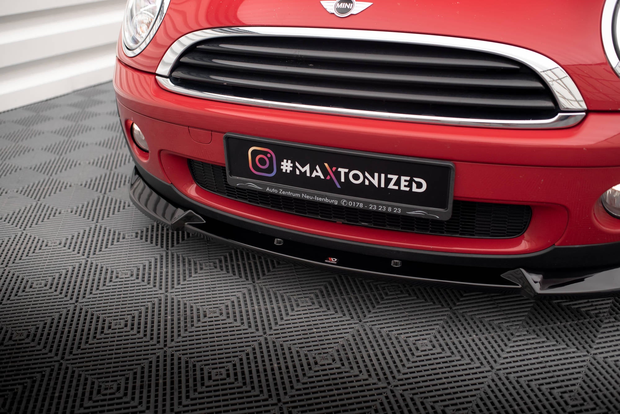 Prelungire splitter bara fata Mini One R56 2006-2010 v1 - Maxton Design