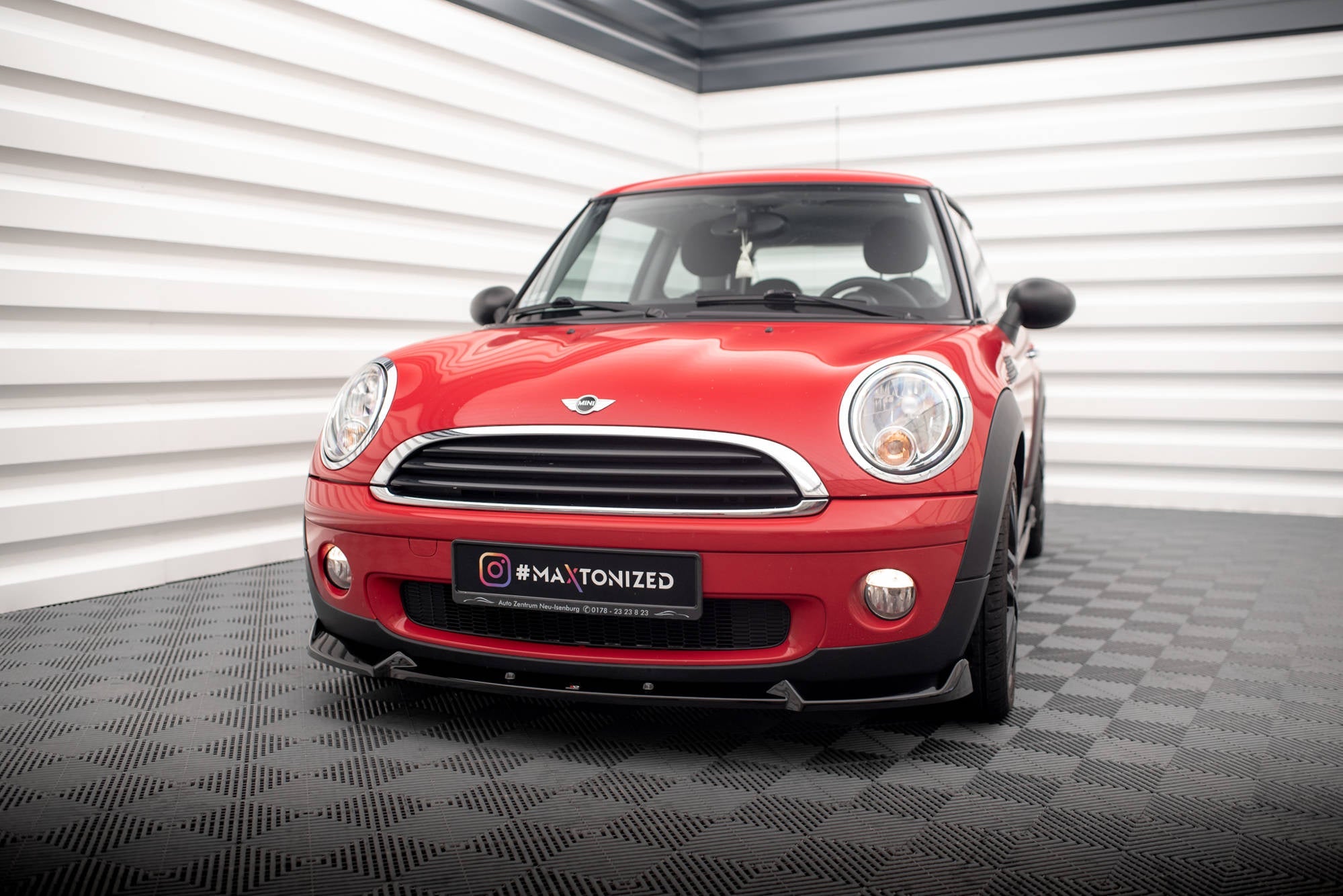 Prelungire splitter bara fata Mini One R56 2006-2010 v1 - Maxton Design